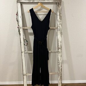 ASOS Elegant Black V-Neck Jumpsuit